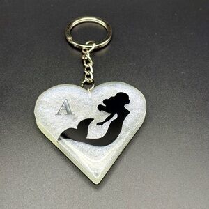 Custom Large Heart Keychain - HANDMADE